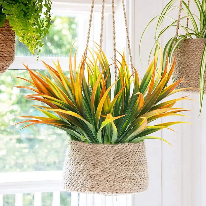 Artificial Spring Grass Plants – Wedding & Home Bonsai Decor