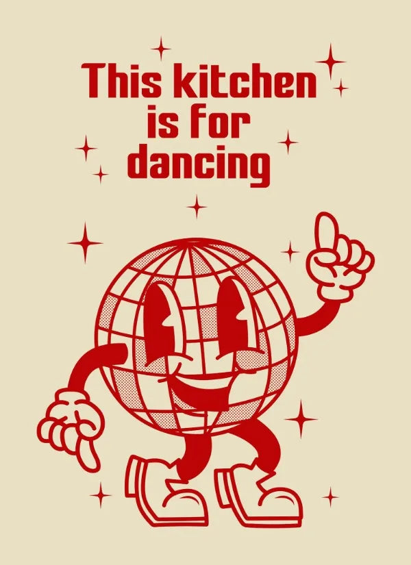 Retro Kitchen Food Cartoon Poster Character Coffee More Espresso Less Depresso Quotes Poster Wall Canvas Painting Room Decor Peaceful Pleasures Health and Wellness CJ50558 20x30cm Unframed