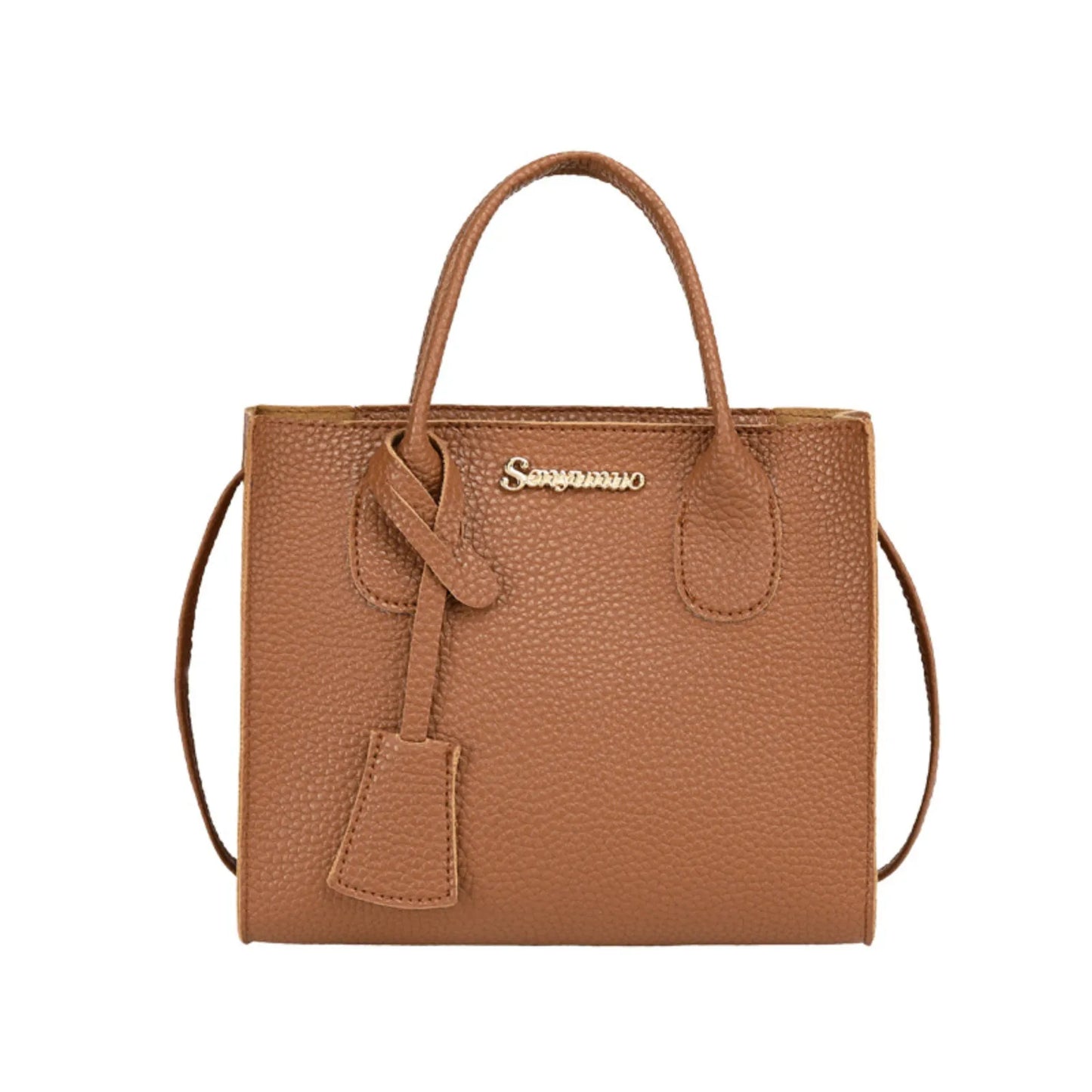 Women's Large Tote Bag PU Leather Shoulder & Crossbody Handbag