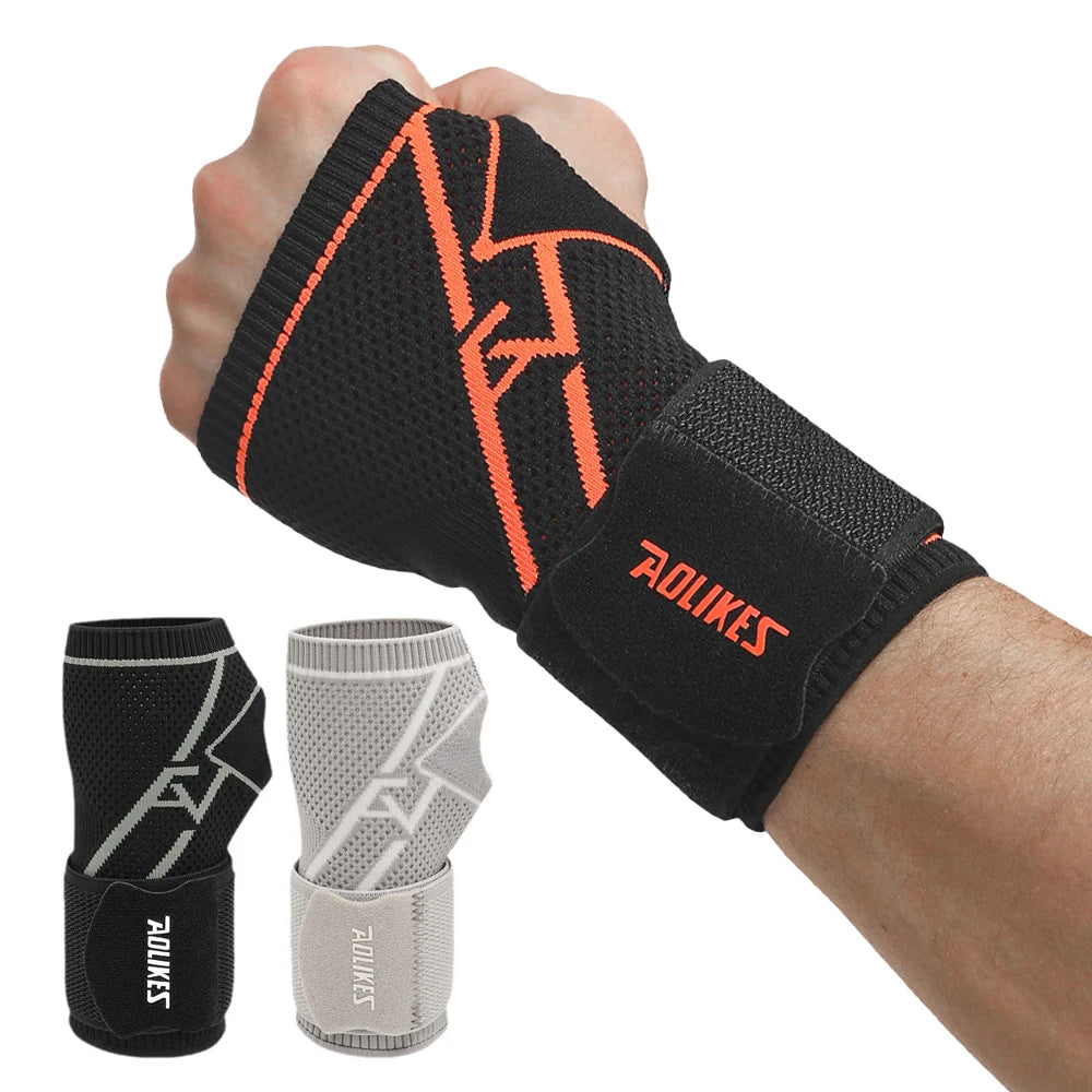 1PC Wrist Brace - Adjustable Compression Support for Men & Women, Fits Left/Right Hand - Carpal Tunnel & Pain Relief Peaceful Pleasures Health and Wellness