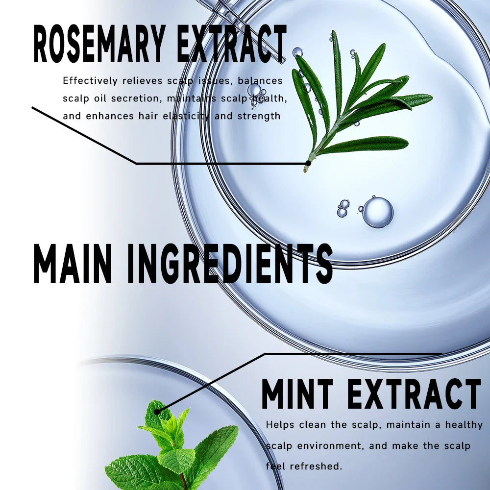 Rosemary Mint Hair Growth Oil – Nourishing Hair Treatment