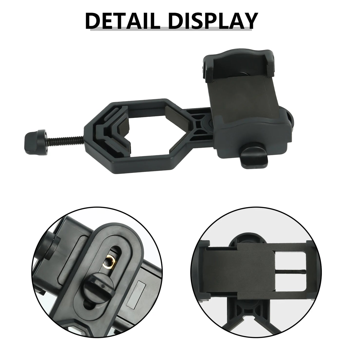Universal Mobile Phone Holder Clamp Portable Spotting Scope Cellphone Adapter Mount Compatible Binoculars Monocular Microscope Peaceful Pleasures Health and Wellness