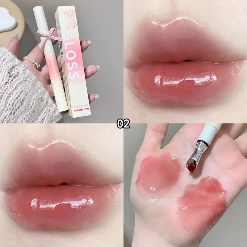 Kakashow Mirror Watery Jelly Lip Gloss | Moisturizing Lip Tint