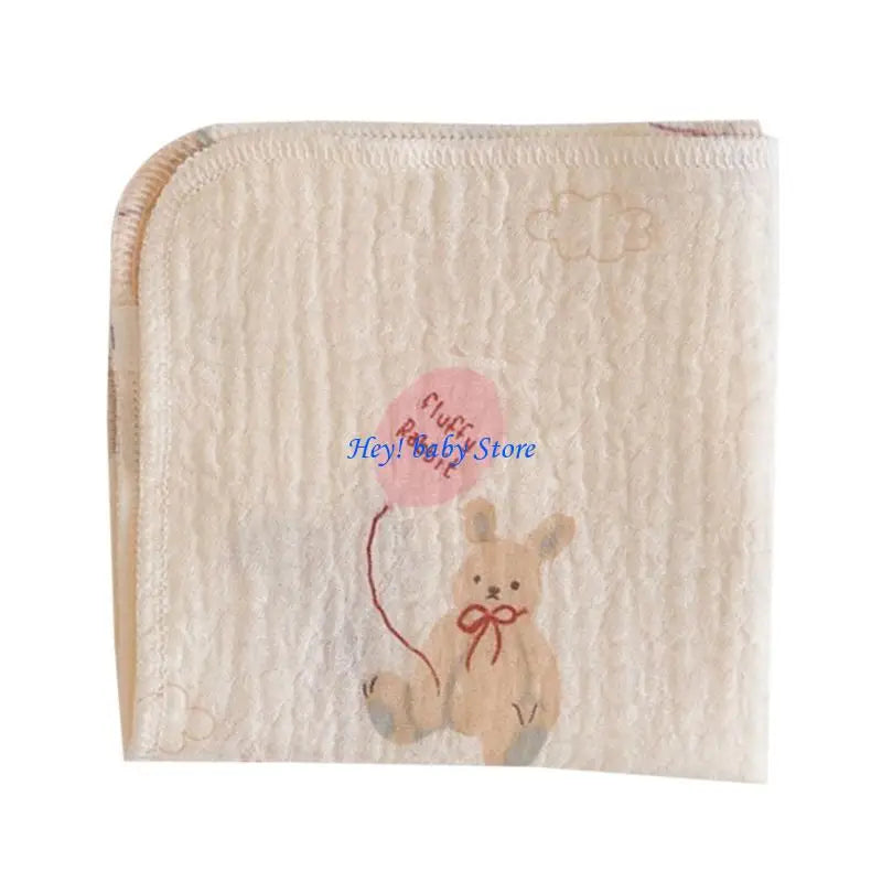 4-Layer Muslin Baby Burp Cloths | Soft Newborn Washcloths