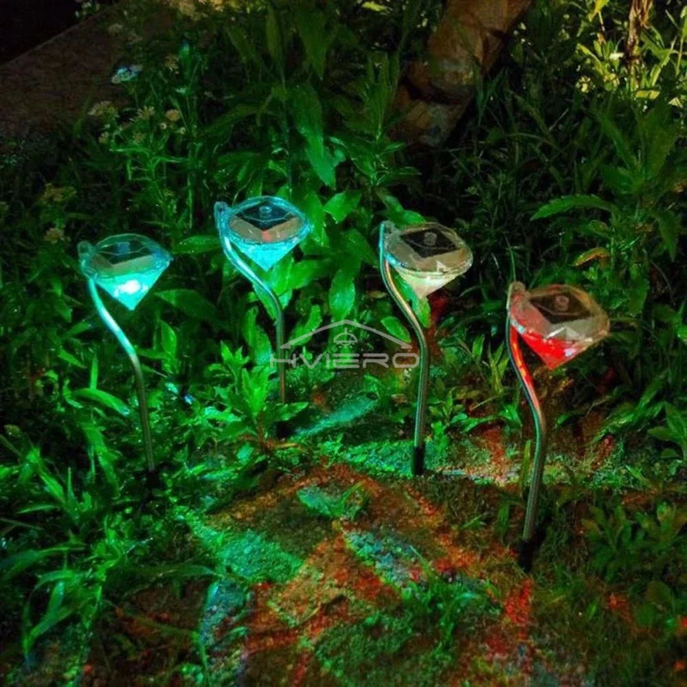 Solar LED Garden Lawn Lamp | IP65 Waterproof Path Spot Light