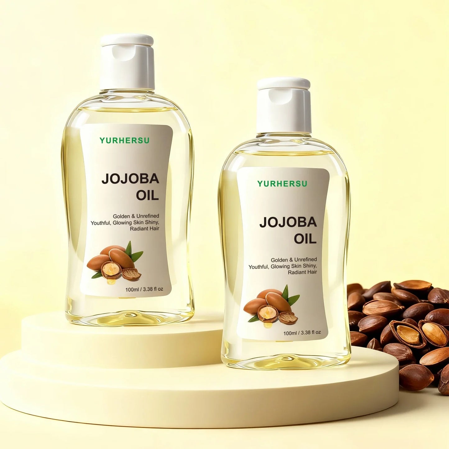 100% Pure Jojoba Oil for Hair – Anti-Frizz & Deep Hydration 100ml