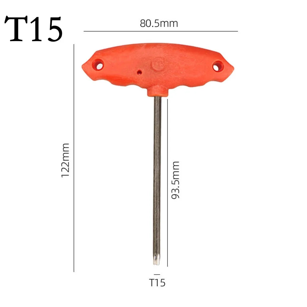 T Shape Screwdriver Electronics Toy Repair Sizes T8 Featuring Steel