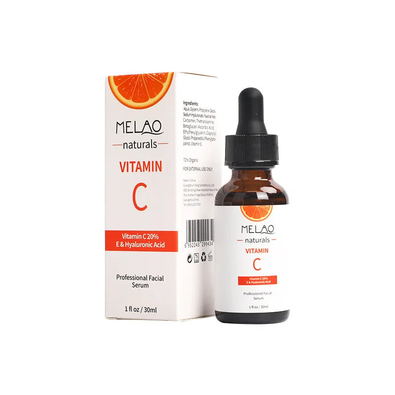1 Fl.Oz/30ml Vitamin C Serum 20%, Enriched With Hyaluronic Acid And Retinol, Amino Acids Blend, Hydrating & Plumping Skin Care Peaceful Pleasures Health and Wellness Vitamin C Liquid