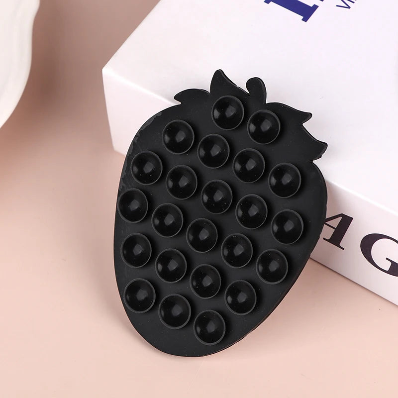 Strawberry Suction Cup Phone Holder – Car & Desk Stand