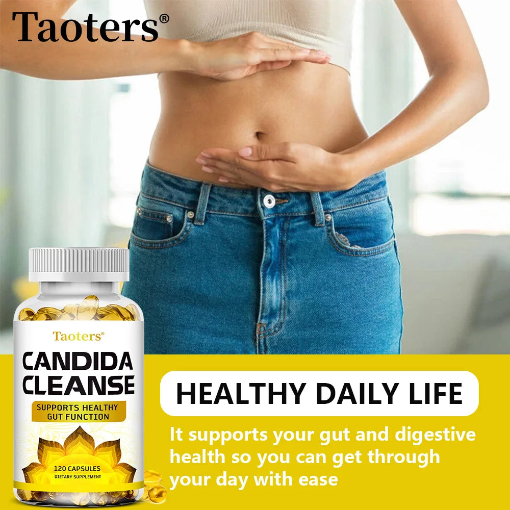 Candida Cleanse 120 Caps – Gut, Liver & Colon Detox Support