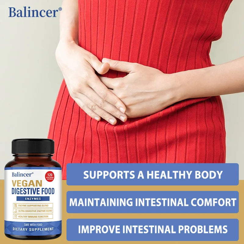 Digestive Enzymes with Prebiotics & Probiotics Capsules, Gut Health, Bloating & Gas Relief, Immune & Nutrient Absorption Support Peaceful Pleasures Health and Wellness