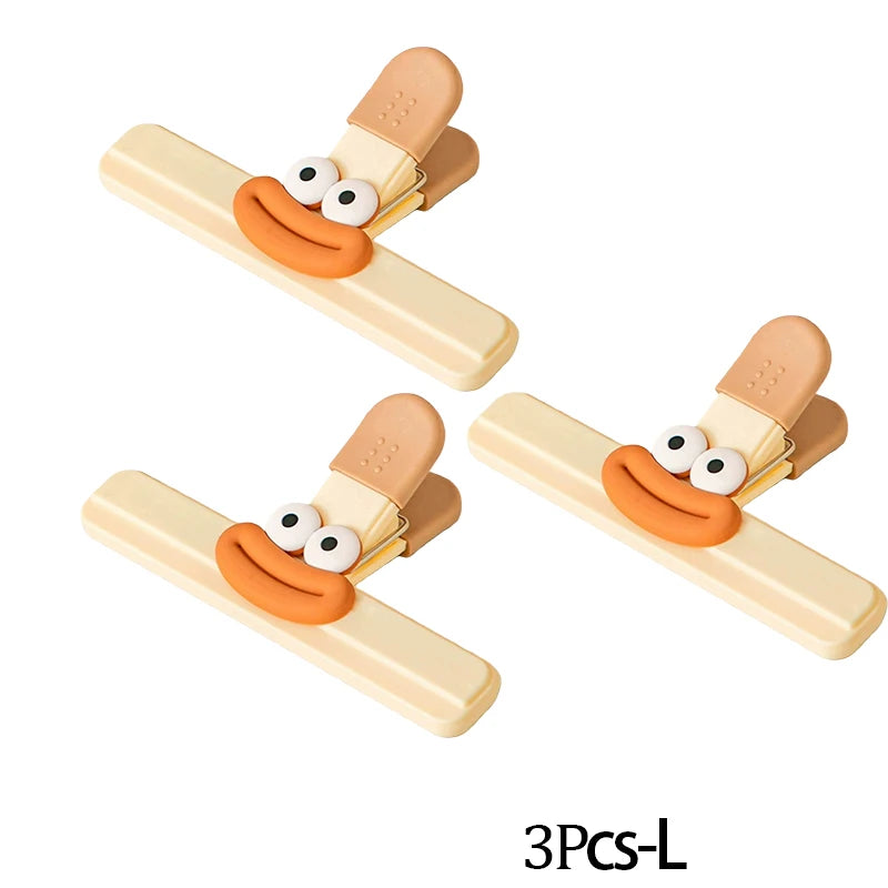 Food Sealing Clips Set – Moisture-Proof Bag Clips (2/3/6 Pcs)
