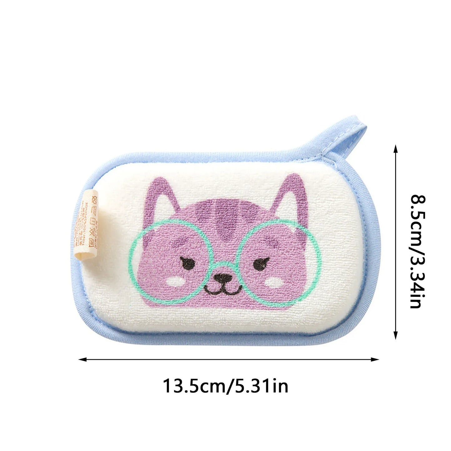 Baby Bath Sponge & Towel | Soft for Newborns & Toddlers
