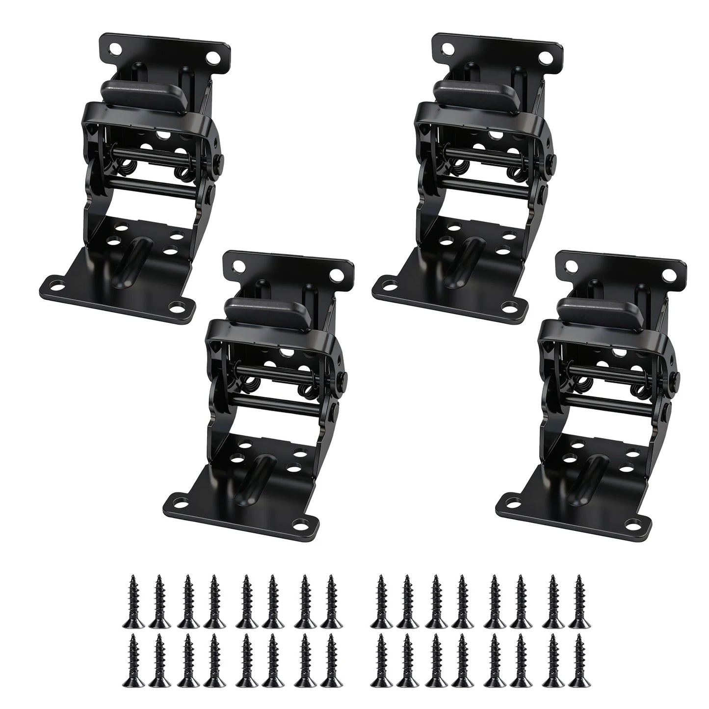 4-Pack Self-Locking Folding Hinges 180° Heavy Duty Table Brackets
