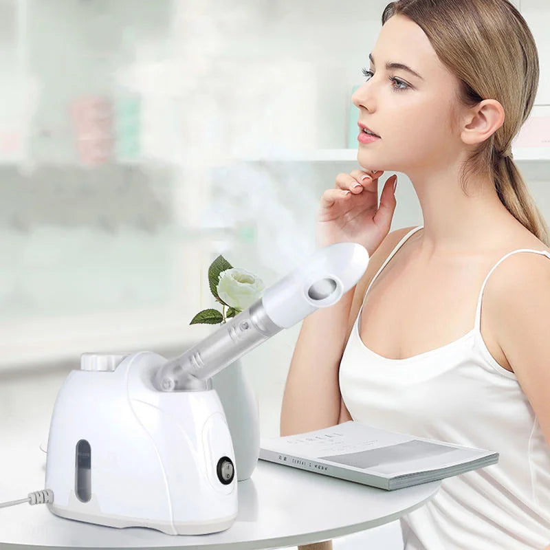 Professional Care Mini Appliances Face Nose Hot Spa Steamer Humidifier Vapozone Machine Nano Mist Spraer Facial Steamers Peaceful Pleasures Health and Wellness