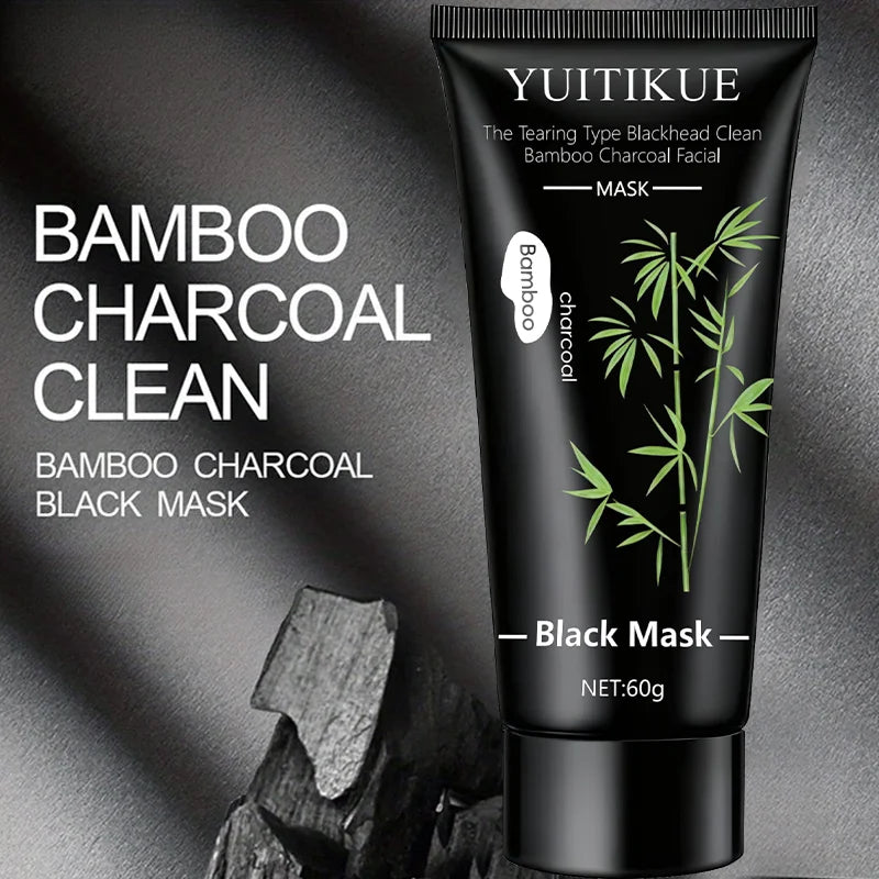 YUITIKUE Bamboo Charcoal Peel-Off Black Mask 60g | Deep Cleanse