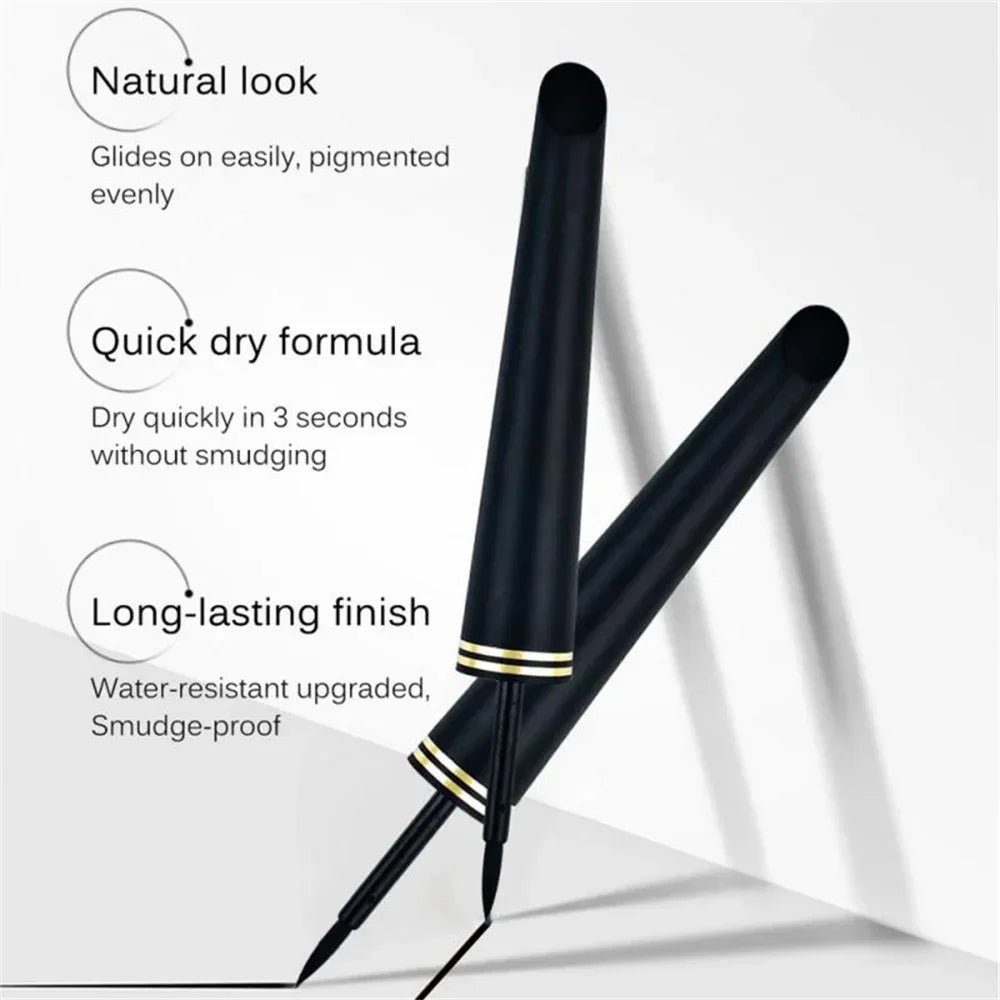 Black Liquid Eyeliner – Waterproof, Quick-Dry, Long-Lasting