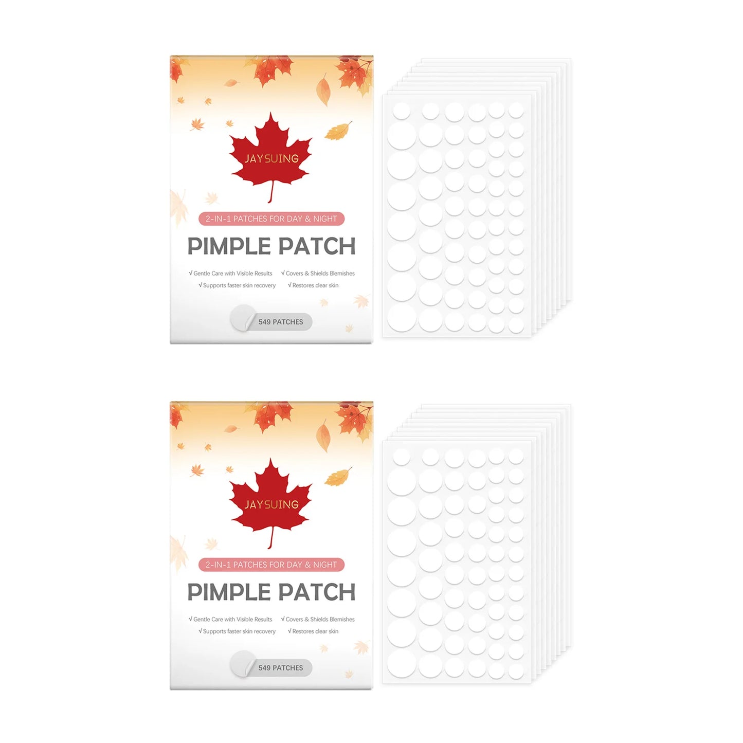 Hydrocolloid Acne Patches 549ct – Invisible Pimple Spot Treatment