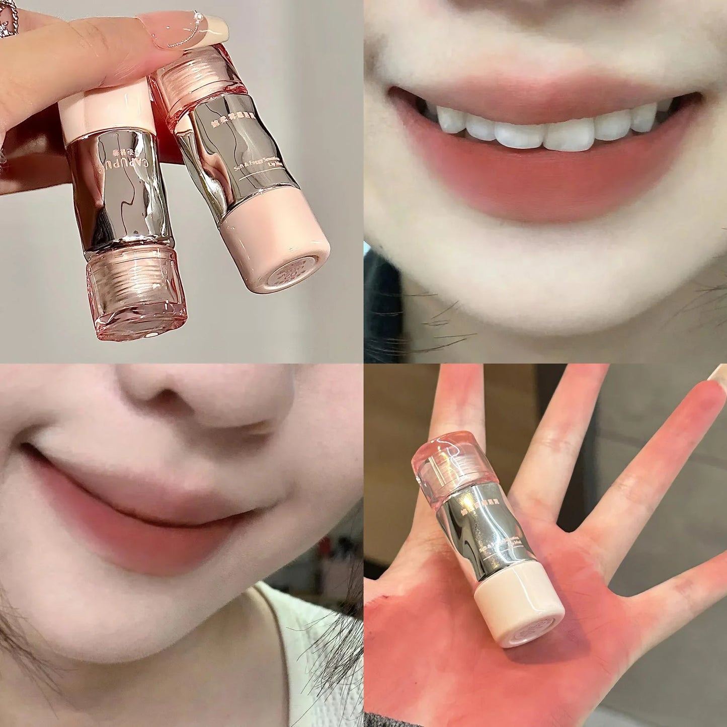 Matte Mousse Lip Gloss – 8 Colors, Waterproof & Long-Lasting