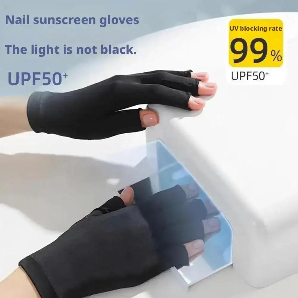 UV Protection Gloves for Gel Nail Lamp Peaceful Pleasures Health and Wellness