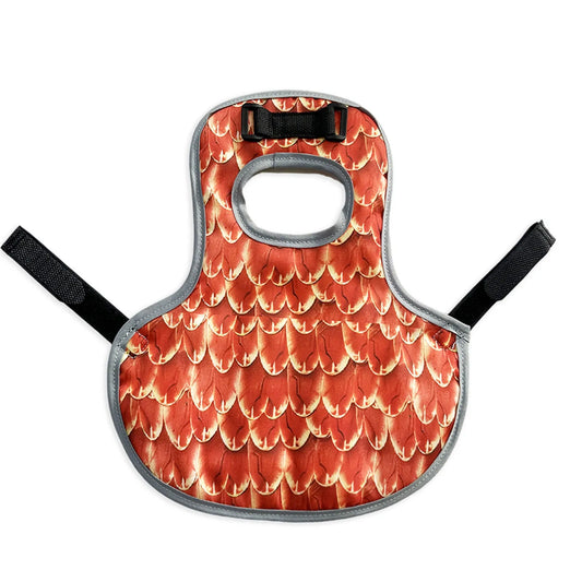 Adjustable Chicken Saddle for Hens – Breathable Feather Protector Chicken Saddle Peaceful Pleasures Health and Wellness Saffron One Size