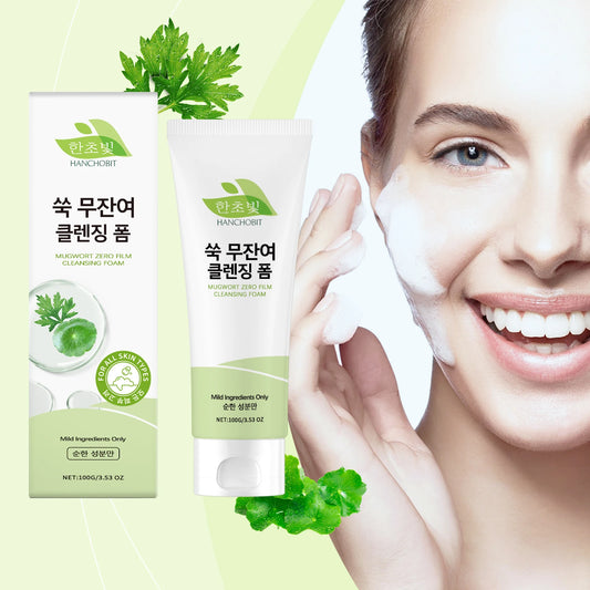 Hanchobit Mugwort Facial Cleanser – Gentle Daily Deep Cleanse Facial Cleanser Peaceful Pleasures Health and Wellness