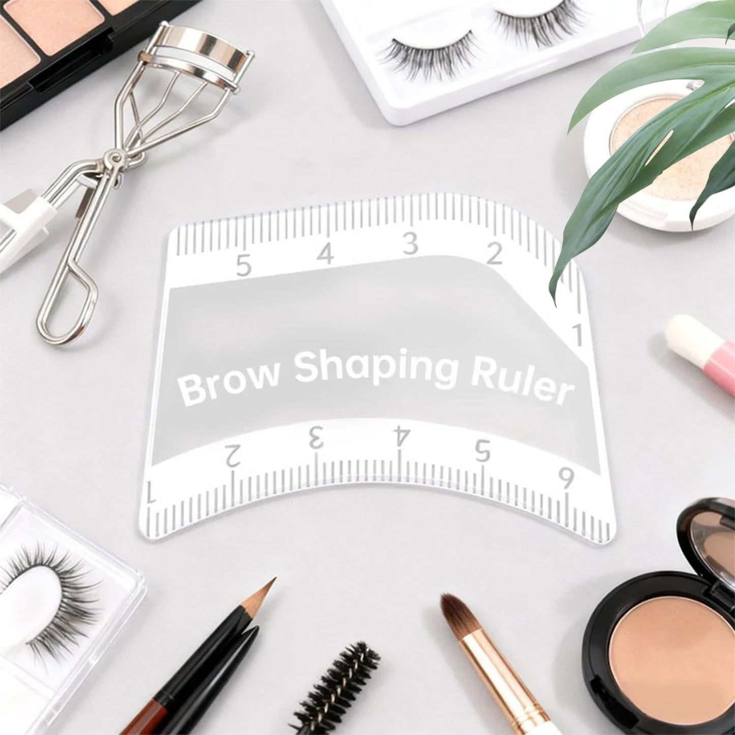 Brow Mapping Ruler – Eyebrow Stencil & Microblading Guide Tool