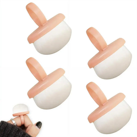 4-Pack Nail Dust Cleaning Brushes – Ring Manicure Kit Nail Care Peaceful Pleasures Health and Wellness