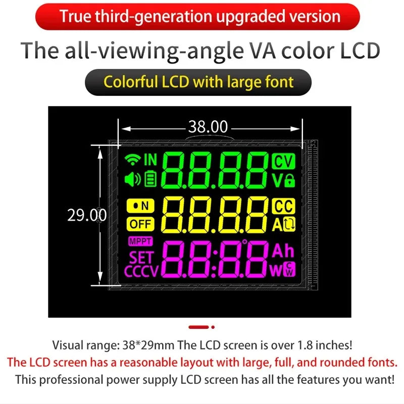65V 9A 585W Buck-Boost Converter CNC DC Adjustable CC CV Lab Power Supply Module Solar Charging XY6509X Peaceful Pleasures Health and Wellness