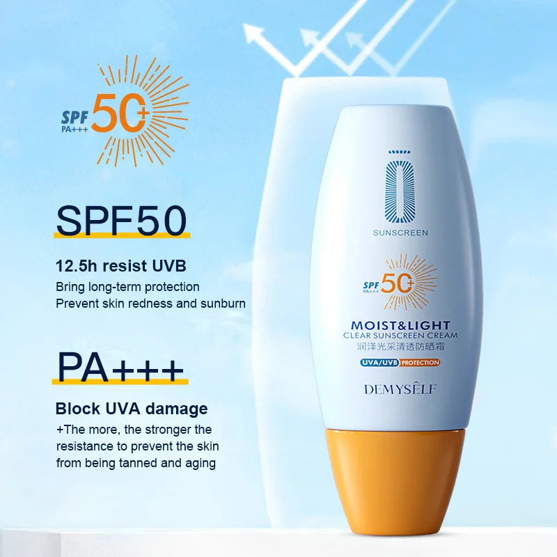 Sunscreen SPF50+ Facial Body Sunscreen Whitening Sun Cream Sunblock Skin Protective Cream Anti-Aging Oil-control Moisturizing Peaceful Pleasures Health and Wellness 30ml