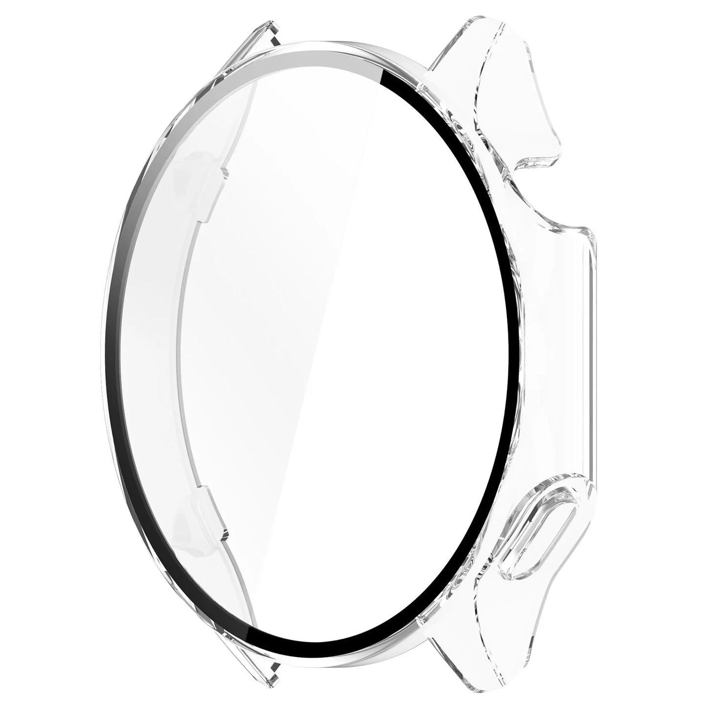 PC Case + Tempered Glass for OnePlus Watch 2 / OPPO Watch X Peaceful Pleasures Health and Wellness Transparent