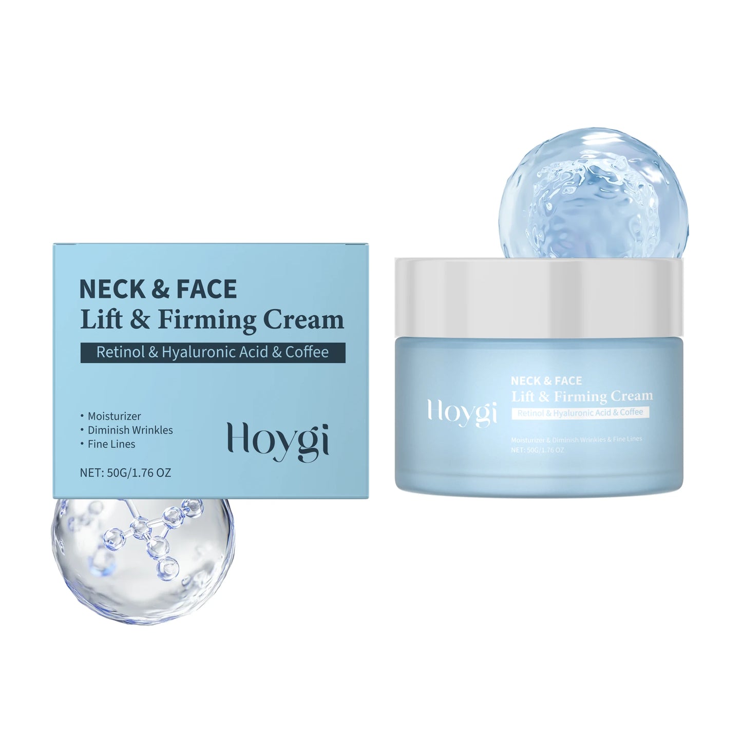 Retinol Firming Neck Cream | Hexapeptide & Collagen, 50mL