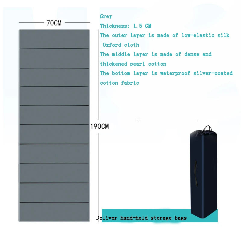 Foldable Moisture-Proof Floor Mat | Office Nap & Camping Mat