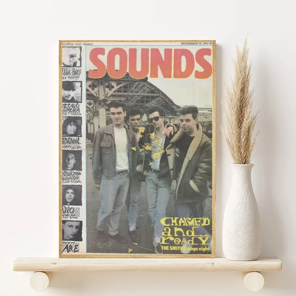 The Smiths Rock Band Minimalist Canvas Poster | Wall Art Print Canvas Wall Art Peaceful Pleasures Health and Wellness