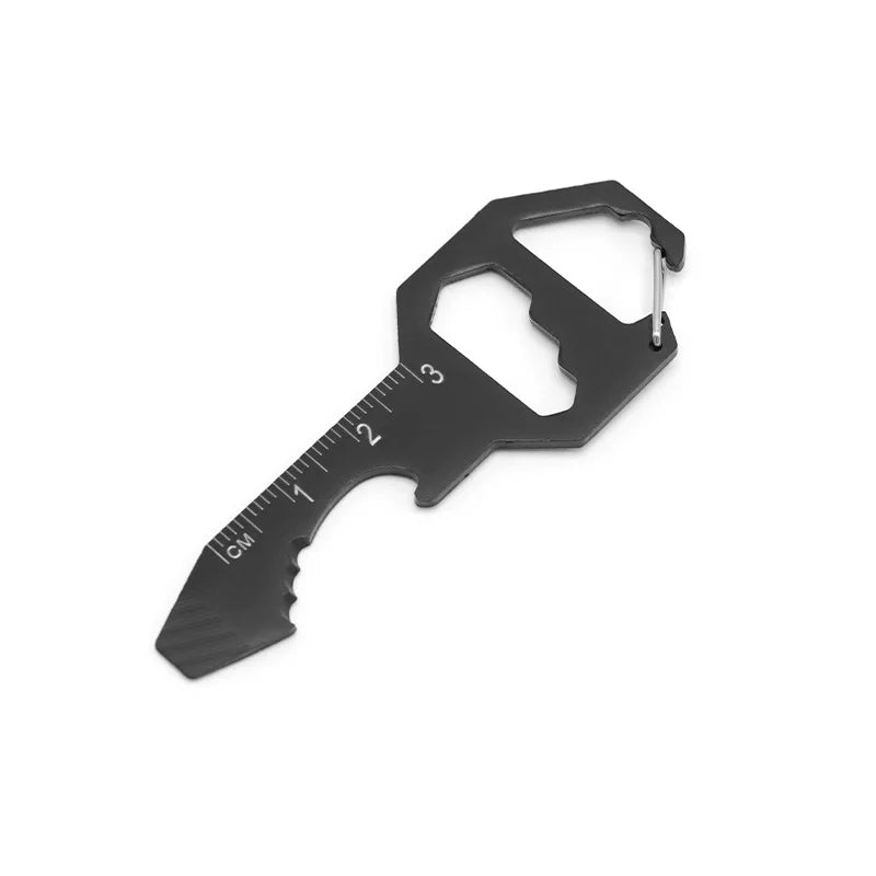 Cassette EDC Multi-Tool Keychain | Bottle Opener & Screwdriver EDC Multi-Tool Card Peaceful Pleasures Health and Wellness