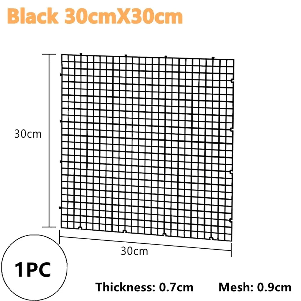 1Pcs Multifunctional Isolation Grid Board 30x30cm Black White Undergravel Bottom Plate Tray Plastic Seperator Divider Board Net Peaceful Pleasures Health and Wellness Black 30x30cm