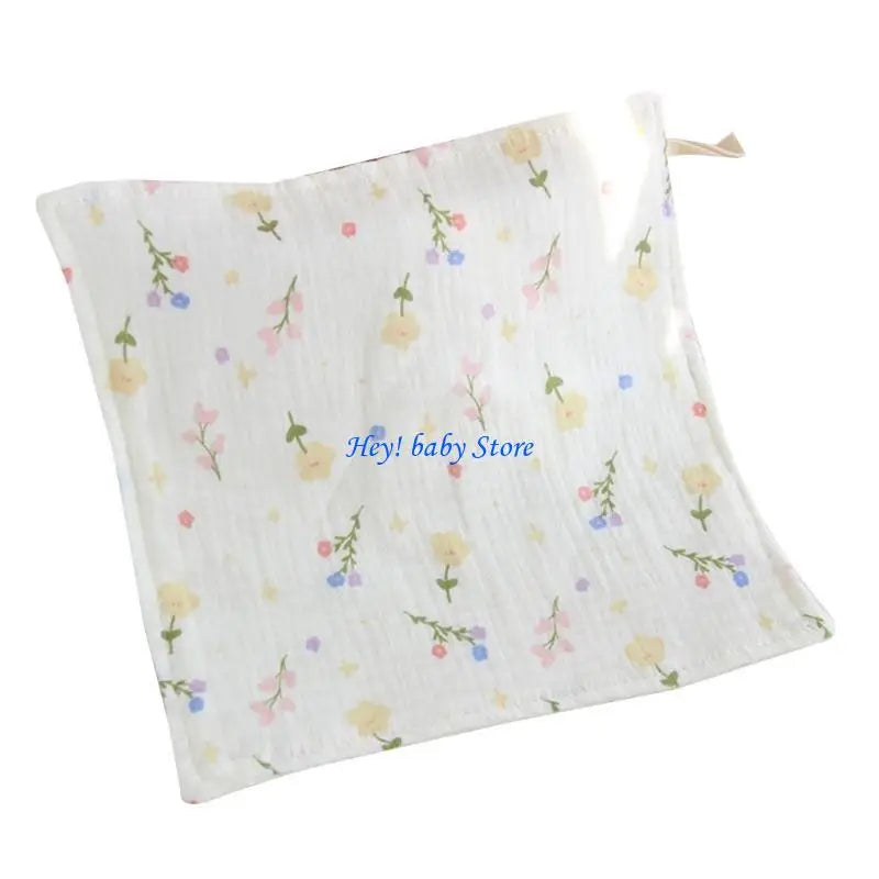 4-Layer Baby Square Towel | Burp Cloth, Bib & Face Towel
