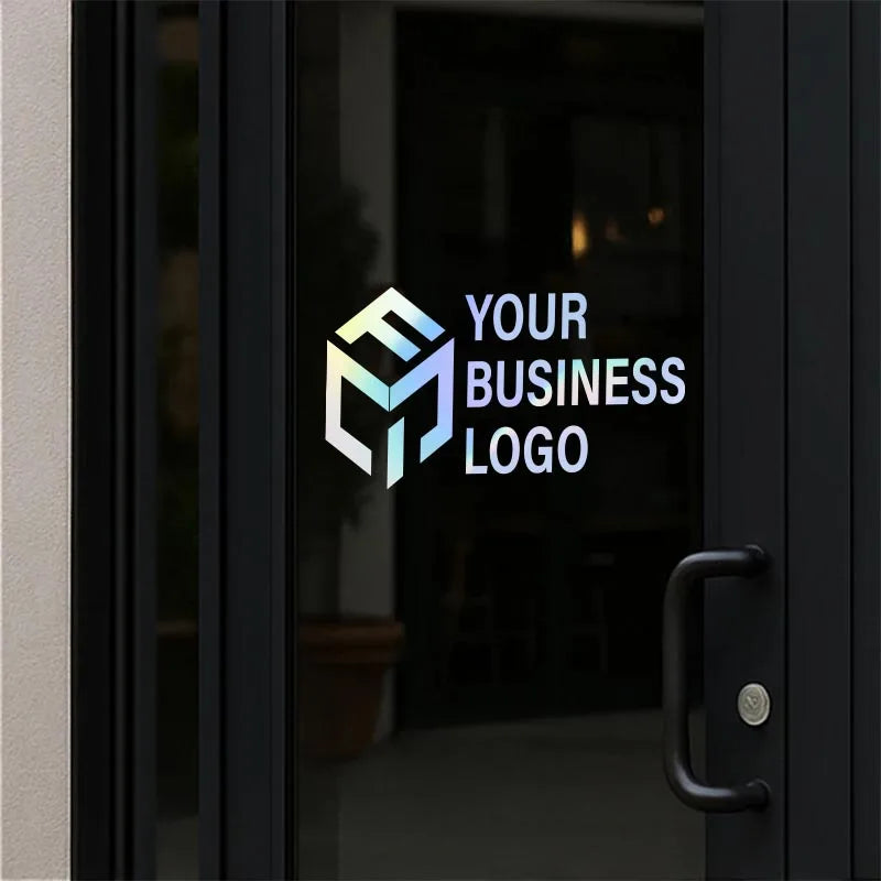 Custom Business Logo Vinyl Sticker | Waterproof Car Window Decal