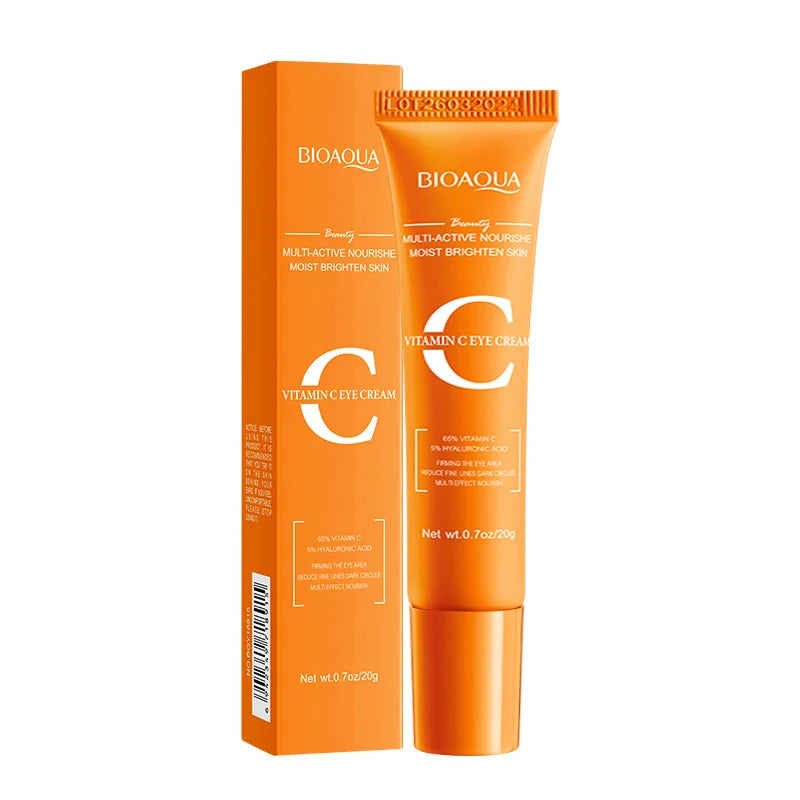 BIOAQUA Vitamin C Face & Eye Cream Set – Anti-Wrinkle Moisturizer