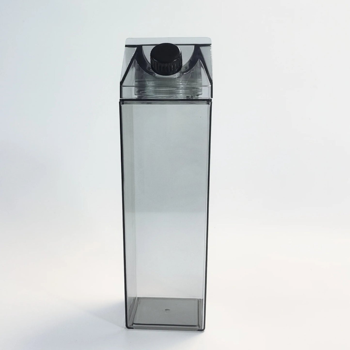 500ML 17OZ Plastic Clear Convenience Bottle New Reusable Juice Transparent Sport Leakproof Cup Box Milk Drinking Water Home Peaceful Pleasures Health and Wellness Black 500ML
