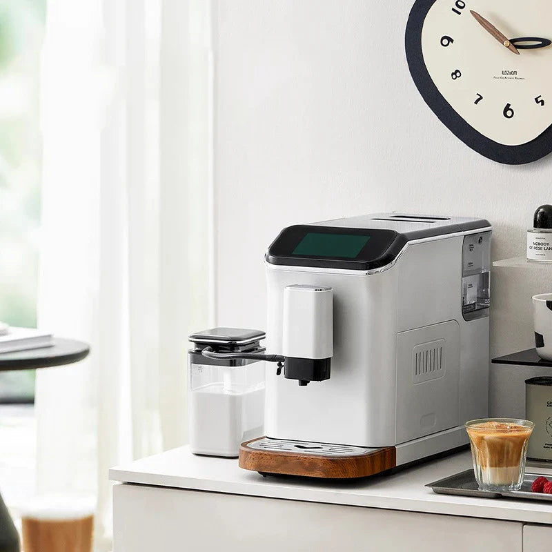 LZHZXY Fully Automatic Espresso Machine – Grinder & Dual Boiler