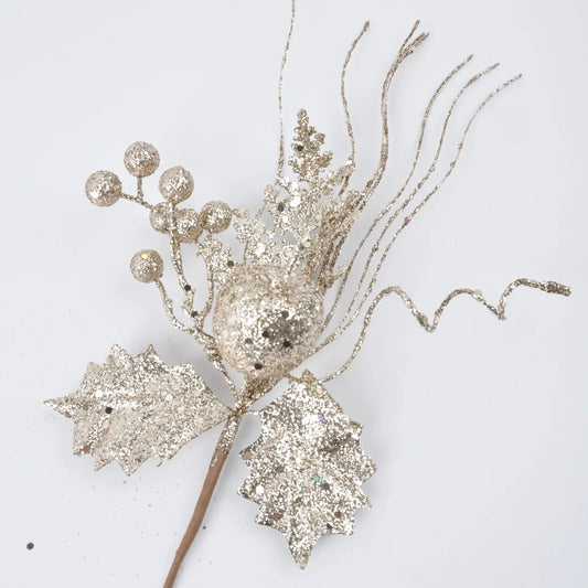 Christmas Tree Branch Ornament Decorative Picks – Festive Holiday Decorative Pick Oasis Select