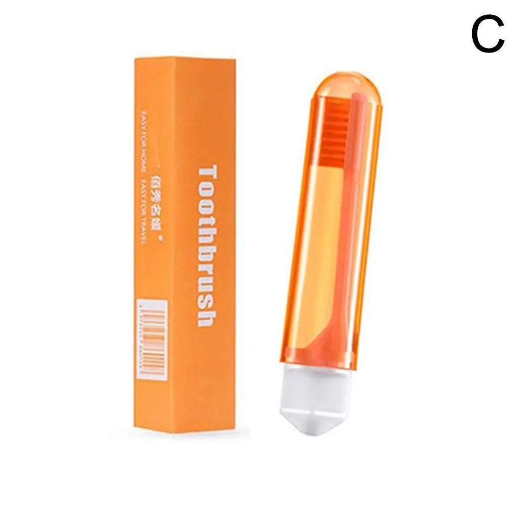 Portable Folding Toothbrush for Travel and Outdoor Use Peaceful Pleasures Health and Wellness C