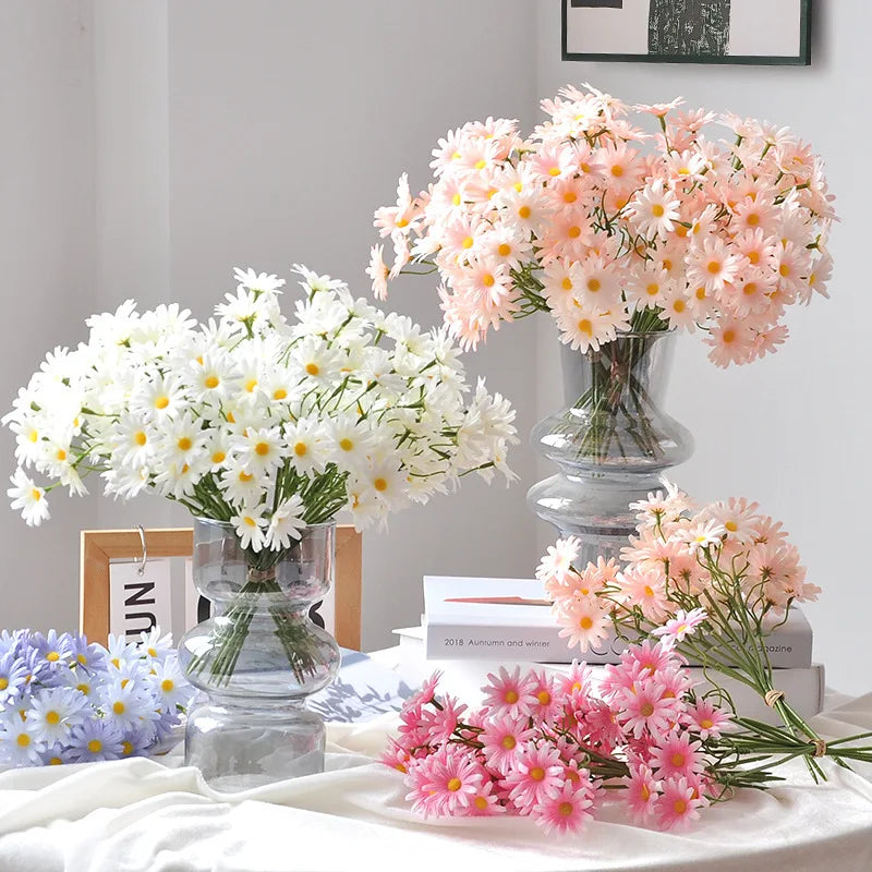 Artificial Silk Chrysanthemum Bouquet | Wedding & Home Decor