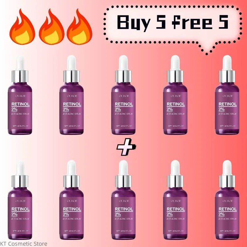 Facial Retinol Serum Whitening Moisturising Fade Fine Lines Anti Wrinkle Anti Ageing Rejuvenate Your Face Korean Cosmetics 30ml Peaceful Pleasures Health and Wellness Buy 5 free 5