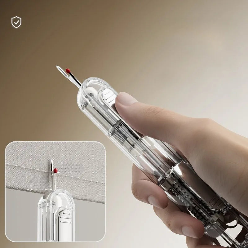 Transparent Needle Threader | Easy Eye-Friendly Sewing Tool