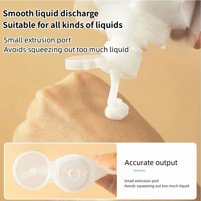 Refillable Squeeze Travel Pouches – Leak-Proof 10-30 Pack