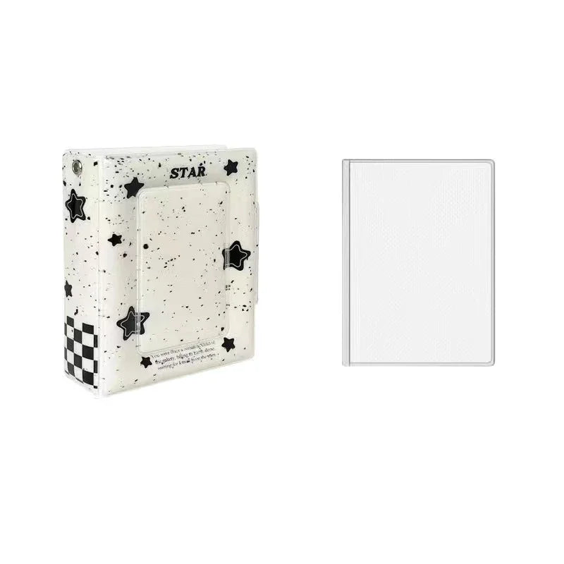 Mini Photo Card Album Book | PU Small Card Storage Binder