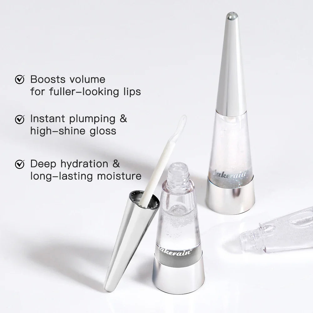 Plumping High-Shine Lip Gloss & Moisturizing Lip Plumper Serum
