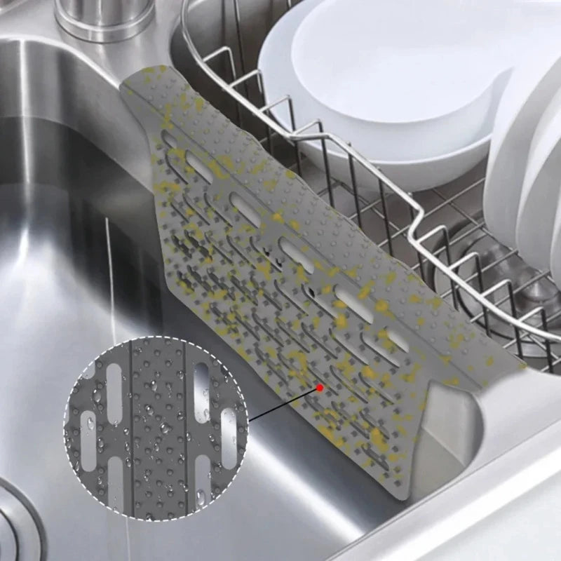 Silicone Kitchen Sink Draining Mat | Non-Slip Heat-Resistant